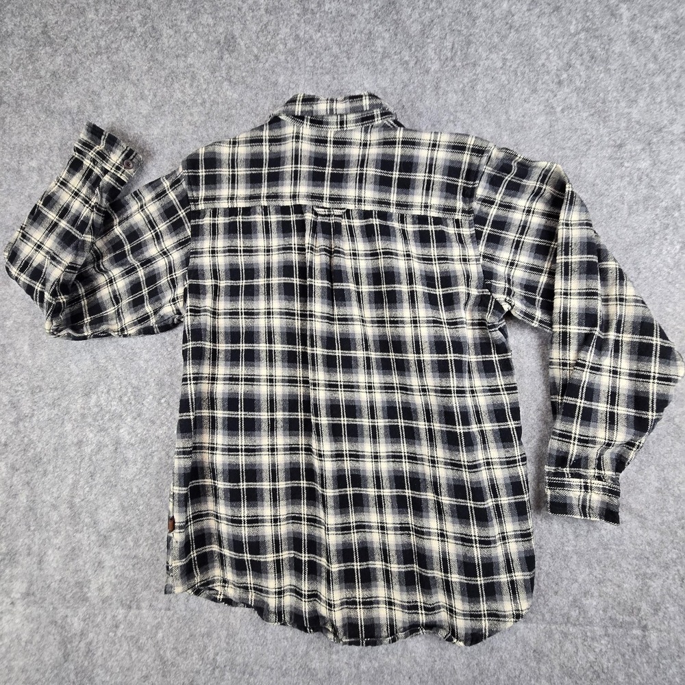 Moose Creek Shirt Mens LT Black Plaid Flannel Button Up Long Sleeve Tall Casual - Picture 11 of 11